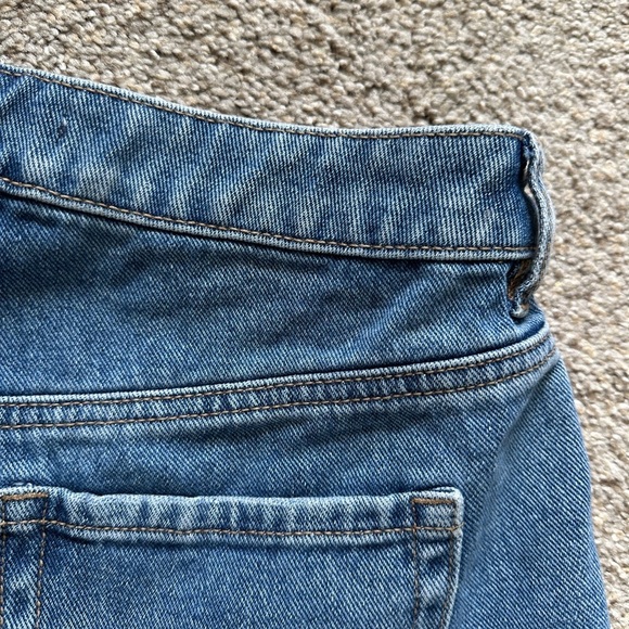 Pacsun High Rise Festival Distressed Denim Jean Shorts Medium Wash Women Size 27 - Picture 10 of 14